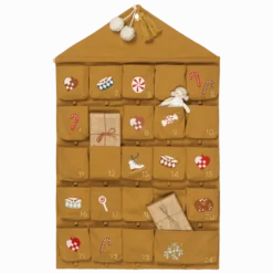 Adventskalender med fickor 1-24 - Nostalgi