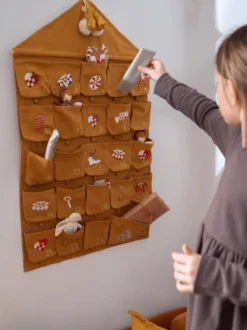 Adventskalender med fickor 1-24 - Nostalgi
