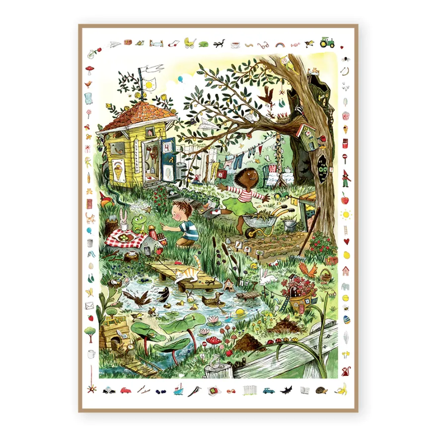 Affisch 50 x 70 cm – Pelle & Ronja