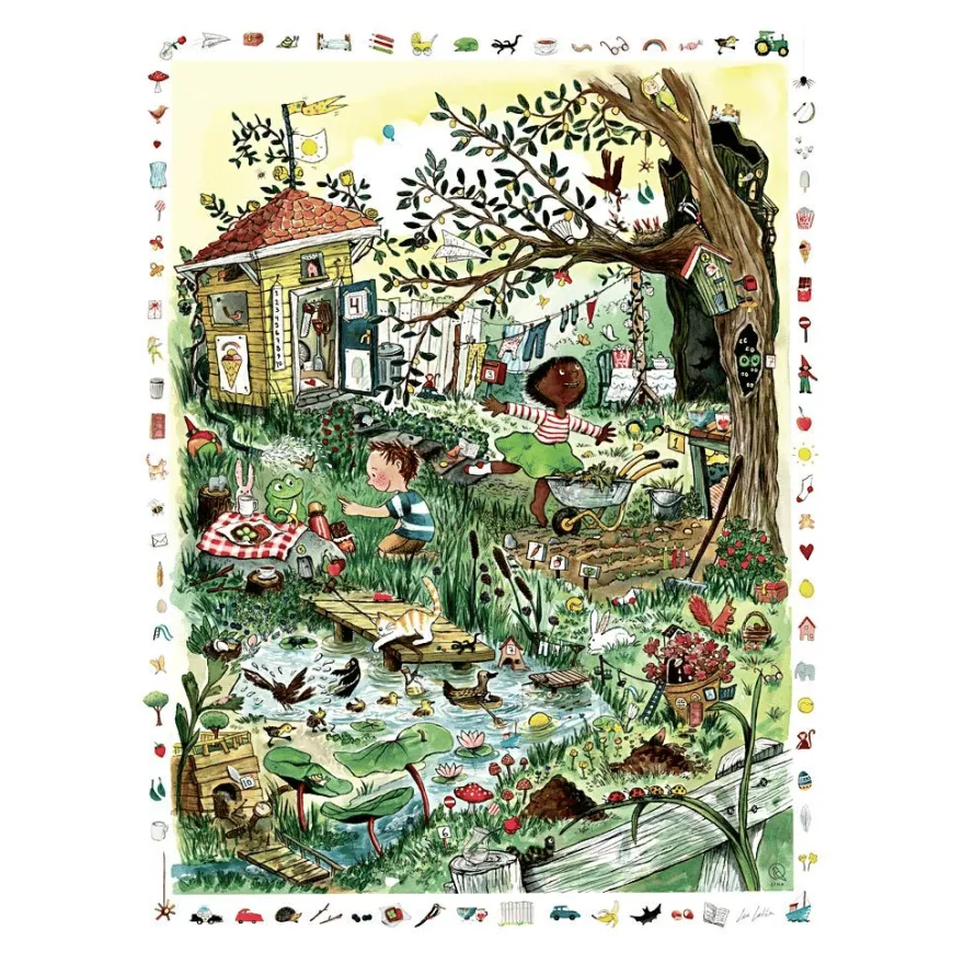 Affisch 50 x 70 cm – Pelle & Ronja