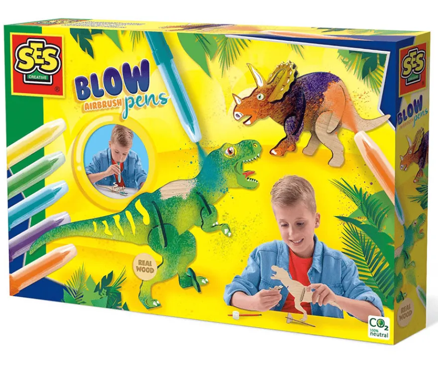Aktivitetspaket - Blåspennor - Dinosaurier