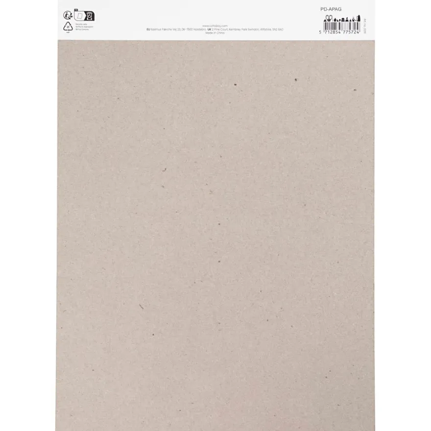 Akvarellpapper A4 / 230 g - Svart, 15 ark