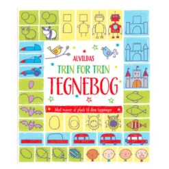 Alvildas Steg för Steg målarbok