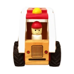 Ambulans med gummihjul – H: 9,5 cm