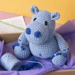 Amigurumi-virkpaket – Flodhästen Frode