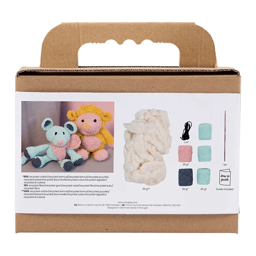 Amigurumi-virkpaket – Musen Monty
