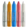 Ansiktsfärg - 5 färgstift - Metallic