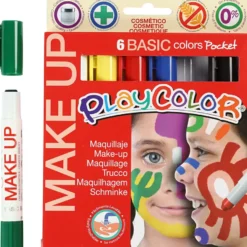 Ansiktsfärg - Make Up-pennor, grundfärger, 6 st.