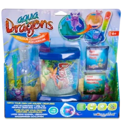 Aqua Dragons i färgskiftande akvarium