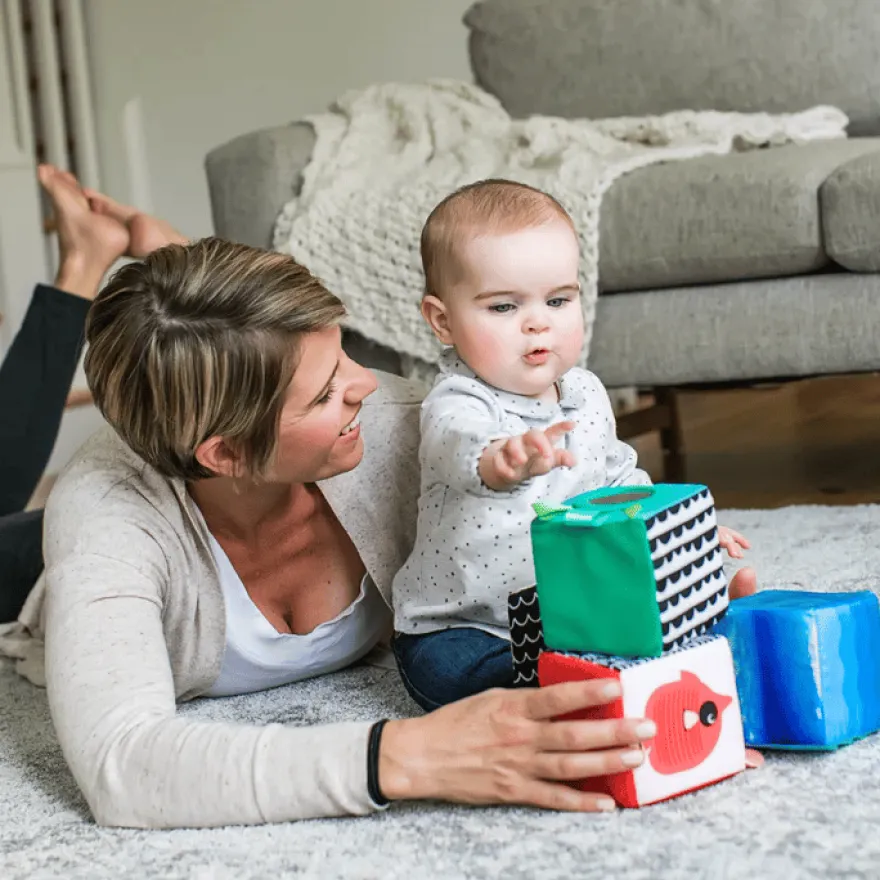 Baby Einstein - Sensoriska tygklossar för bebisar