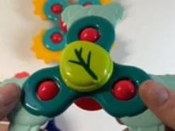 Baby Spinners med sugkopp, 3 st.