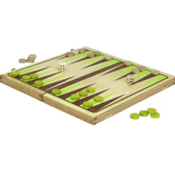 Backgammon i trälåda