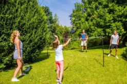 Badmintonset för familjen, inkl. nät