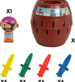 Barnspel - Pop-up-pirat