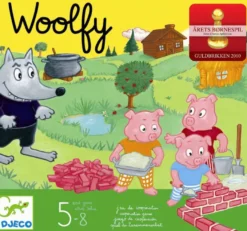 Barnspel - Woolfy och de 3 små grisarna