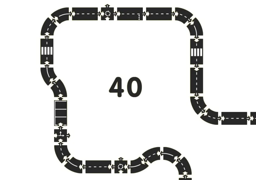 Bilbana - Vägarnas Herre, 40 delar