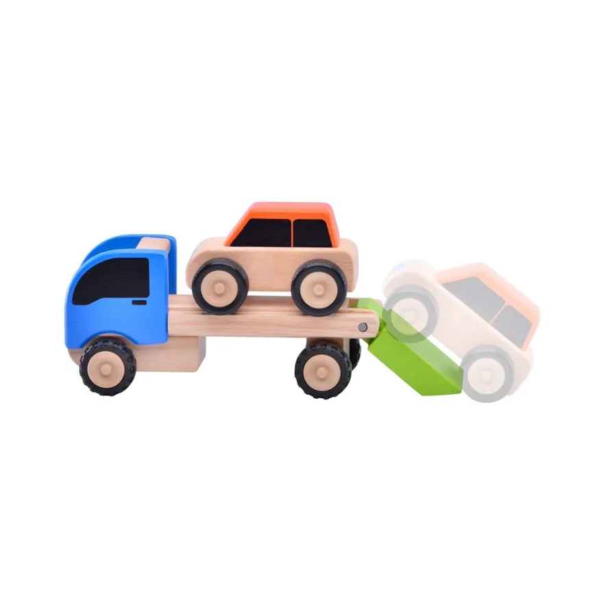 Biltransporter inkl. 1 bil och gummihjul