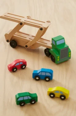 Biltransport med 4 bilar