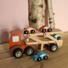 Biltransport med gummihjul