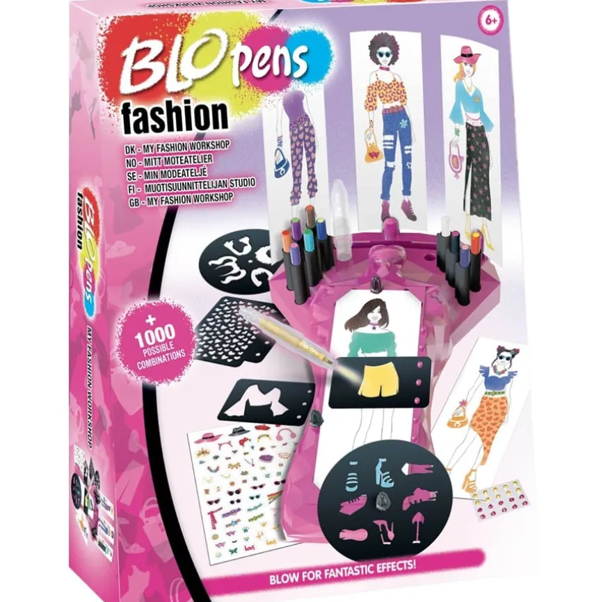 Blåspennor, aktivitetspaket - Fashion Designer