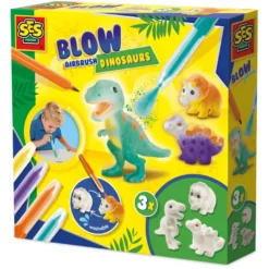 Blåspennor – Dekorera dinosaurier, 4 st.