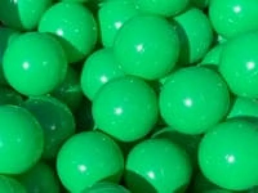Bollhavsbollar Ø7 cm - Klargrön, 100 st.