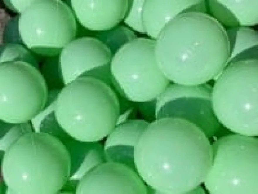 Bollhavsbollar Ø7 cm - Mynta, 100 st.