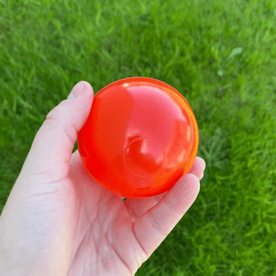 Bollhavsbollar Ø7 cm - Röd, 100 st.