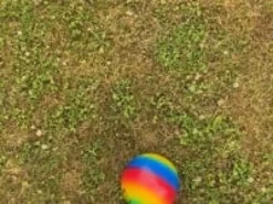 Boll - Regnbågsboll 18 cm