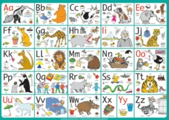 Bordstablett - ABC (engelska)