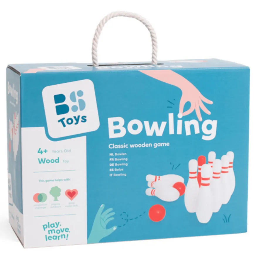 Bowlingspel - Björkträ