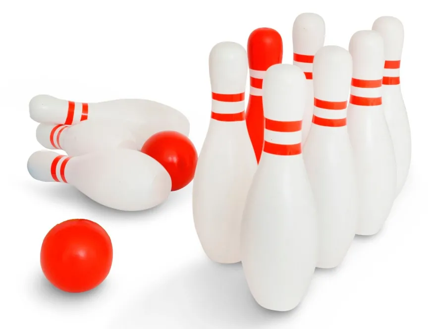 Bowlingspel - Björkträ