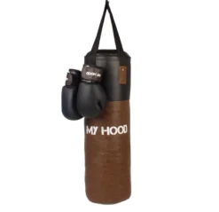 Boxningsset med handskar 15 kg - Retro
