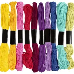 Broderigarn – Colorful, 10 x 8 meter
