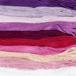 Broderigarn – Lila & rosa, 10 x 8 meter