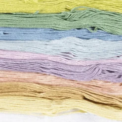Broderigarn – Pastell, 10 x 8 meter