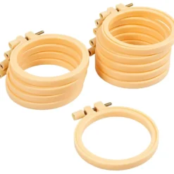 Broderiramar av plast Ø9,5 cm – 10 st.