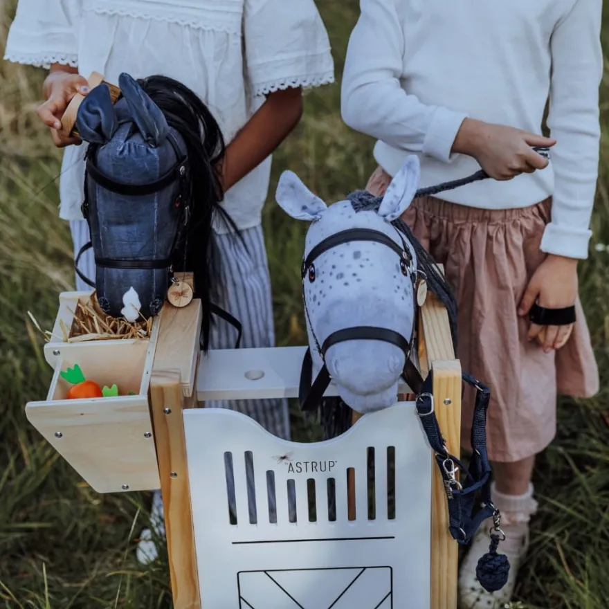 byASTRUP-tillbehör - Hästbox för 2 käpphästar