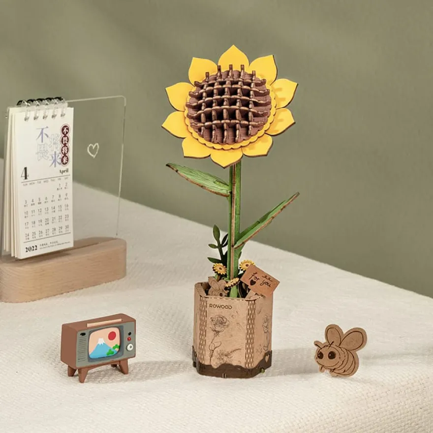 Bygg en blomma – Solros