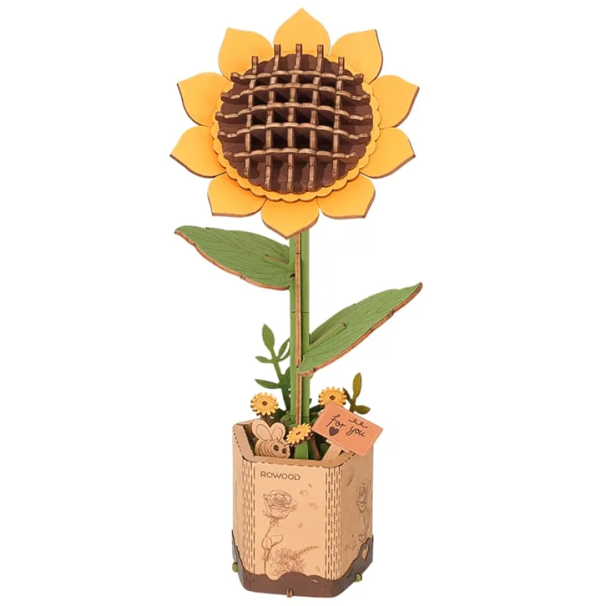 Bygg en blomma – Solros