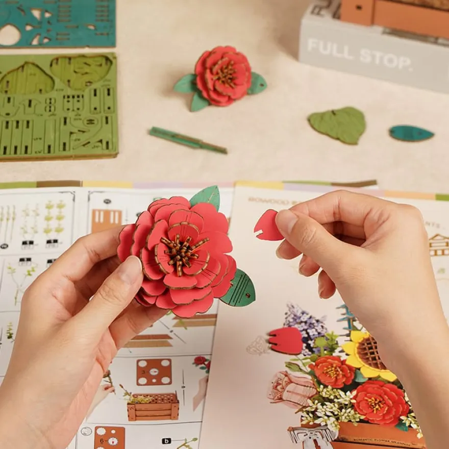 Bygg-en-blomma – Sommarblommor i låda