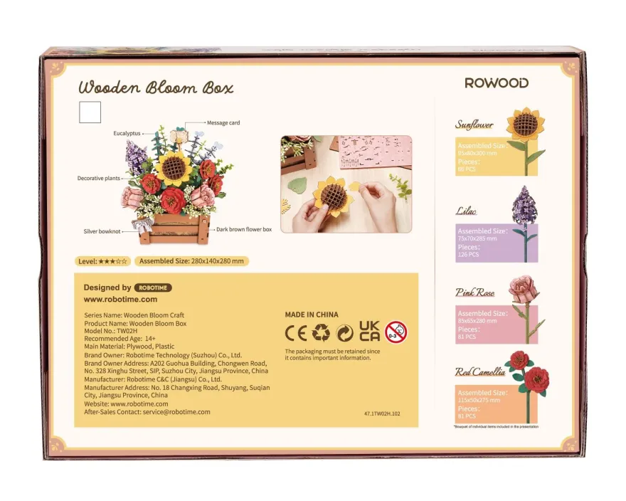 Bygg-en-blomma – Sommarblommor i låda