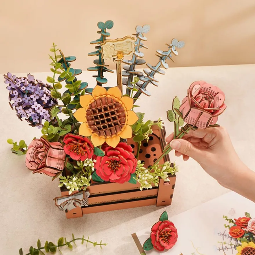 Bygg-en-blomma – Sommarblommor i låda