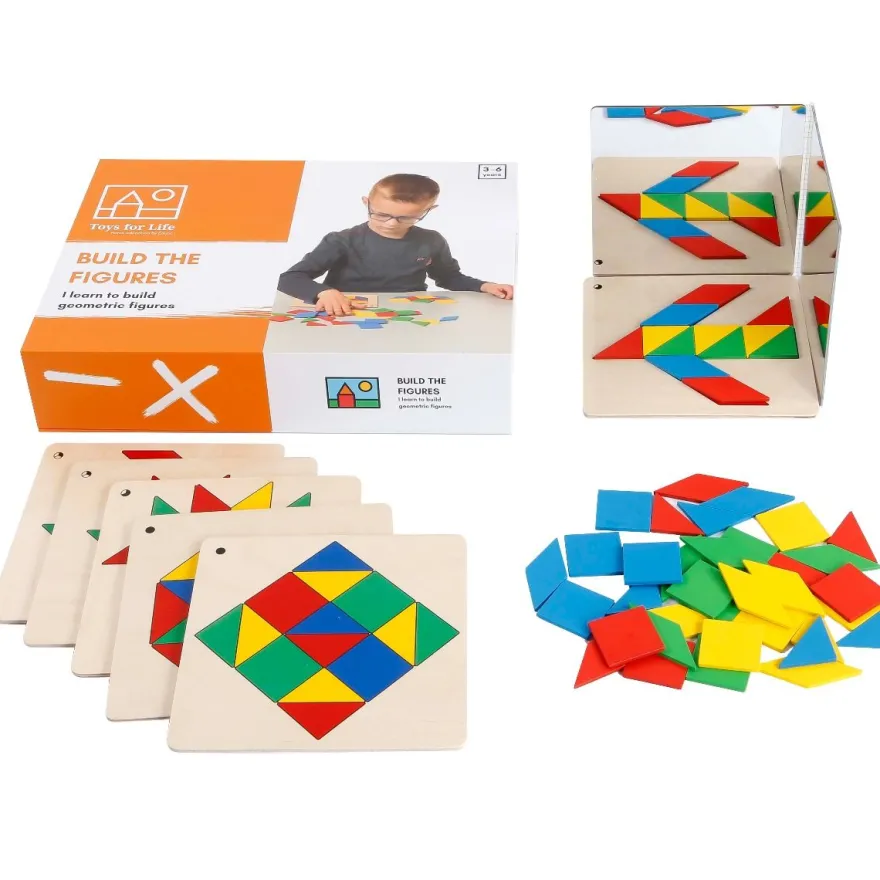 Bygg figurerna - Få koll på geometri