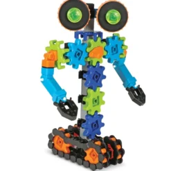 Bygg med kugghjul - Rörliga robotar