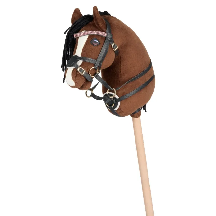 Cheval Roi-tillbehör - Martingal, Svart/guld