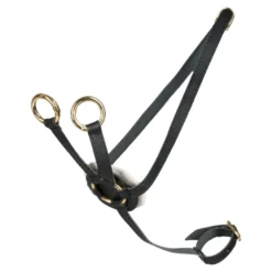 Cheval Roi-tillbehör - Martingal, Svart/guld