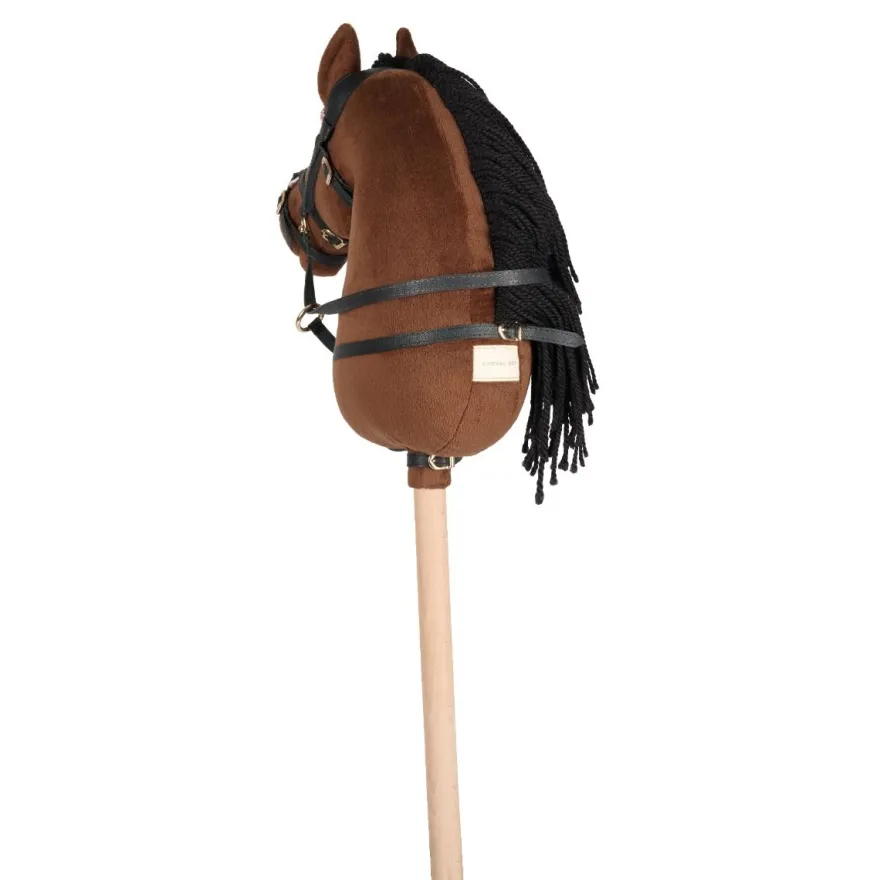 Cheval Roi-tillbehör - Martingal, Svart/guld