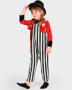 Cirkusdirektör med hatt, stl. 4-6 år