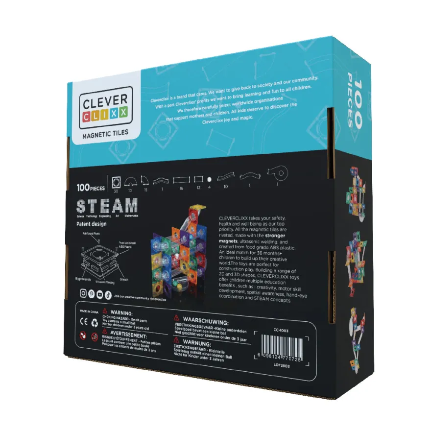 Cleverclixx | Intense-kulbana med ljus, 100 st.